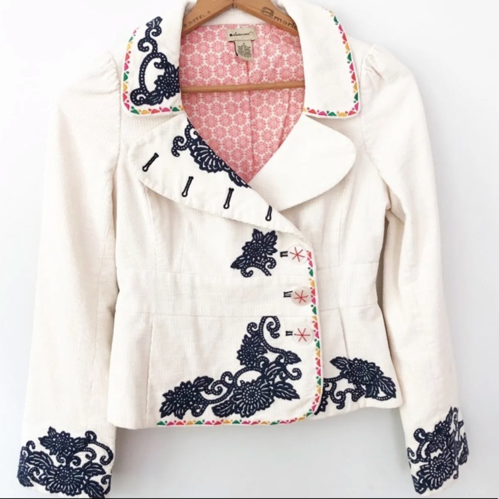 Anthropologie Elevenes Cord Jacket